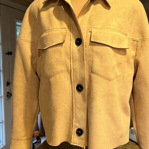 Philosophy Light Tan Shirt Jacket